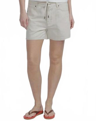 Frame Denim Off Duty Long Hang Short In Natural