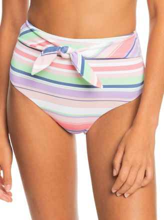 Roxy Bikini-Hose ROXY Endless Swell, Damen, Gr. S, US-Gr&ouml;ssen, blau (bijou blau endless summer stri), [Hauptstoff] 95% Nylon, 5% Elasthan, Badehosen Bikini