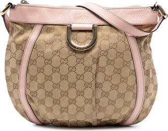 Gucci Pre-owned Gucci GG Canvas Abbey D Ring Crossbody Ladies C10G1ZE8MA50BWUE