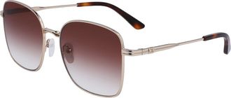 Calvin Klein CK23100S N 717 Womens Sunglasses Gold Size 56