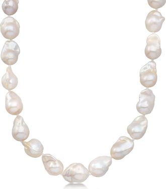 Ross-Simons 12-15mm Cultured Baroque Pearl Necklace With 14kt Yellow Gold