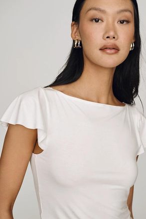 Reformation Jensen Knit Top