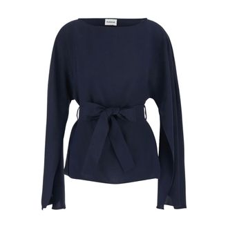 P.A.R.O.S.H. Mujer, Blusas y Camisas, Azul, Talla: L