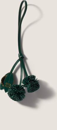 Miu Miu Trick leather keyring
