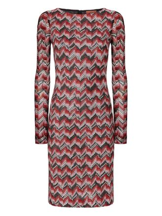 Missoni Midi Dress With Chevron Pattern