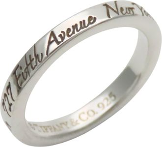 Tiffany & Co. Silver Silver 925 Band Ring (Pre-Owned)