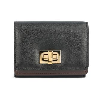 Fendi Way Trifold Small Wallet - female - Fendi - Wallets & Cardholders - Black - ONE SIZE - Accessories