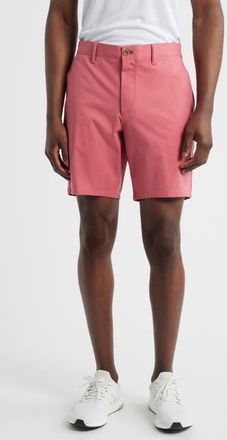 Johnnie-O Jupiter Cotton Blend Chino Shorts in Malibu Red at Nordstrom, Size 30
