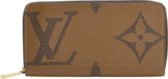 Louis Vuitton Brown Monogram Giant Reverse Long Wallet (Authentic Pre-Loved)