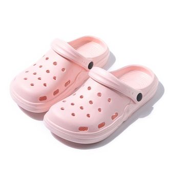 Generic Garden Clogs for Women and Men, Non-Slip Shoes Heel Strap Mules Sandals Lightweight Slippers Indoor Outdoor Slides Pink
