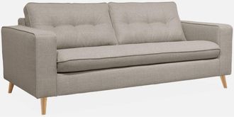 Sweeek Sof&aacute; Cama De 3 Plazas Con Colch&oacute;n De 12cm