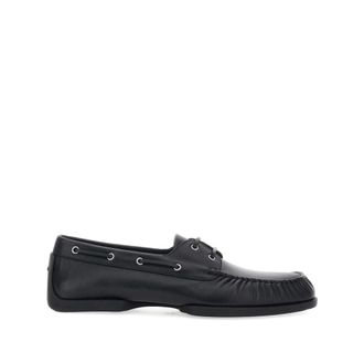 Jil Sander Schoenen, Heren, Zwart, 41 EU, Loafer