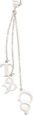 Tiffany & Co. Silver T. & Co. Letters Lariat Necklace (Authentic Pre-Loved)