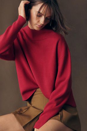 Maeve Carys Mock-Neck Sweater by Maeve