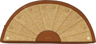 Hammitt Hammitt Shelley Clutch Cocoa Raffia Gold
