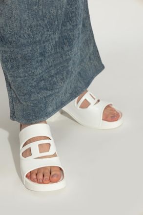 Diesel Heeled Sandals SA-BONNIE, Womens, White