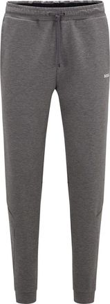 HUGO BOSS Mens Hadiko Solid Patterned Slim Joggers in Medium Grey - Size Small