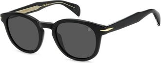 Eyewear by David Beckham DB 1198/S 807(Ir) Zonnebril - Heren - Accessoires - Zwart - Maat: 50 MM