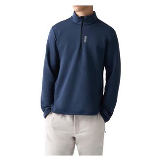 Colmar Hoodies & sweatvesten, Heren, Blauw, M, Polyester, Half-zip Stretch Ski Fleece