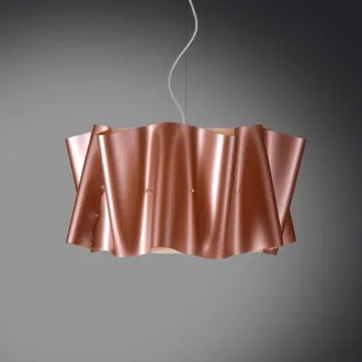 Linea Zero L&aacute;mpara Colgante Folio Con Pantalla Rosa Di&aacute;metro 60x H37 Cm