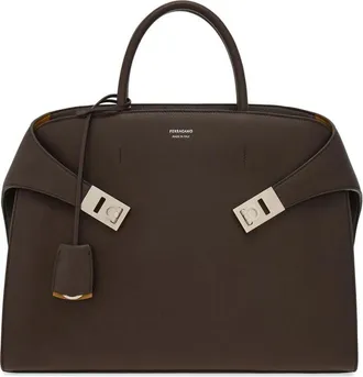 Ferragamo Hug Leather Briefcase