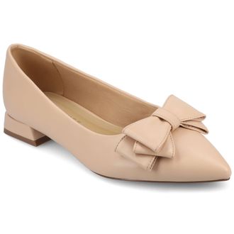 Journee Collection Women & apos;s Ophelia Medium and Wide Width Dress Flats