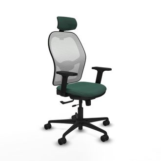 Piqueras y Crespo Silla De Oficina Piqueras Y Crespo Jorquera Negro Ajustable