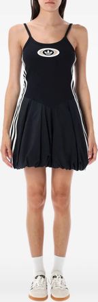 adidas Abito corto con gonna a palloncino - Nero