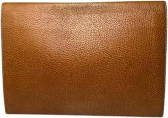 Loewe Pre-owned Vintage Clutch - Dames - Vintage Clutch - Bruin - ONE Size - Wol - Vintage