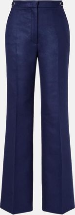 Gabriela Hearst Pantaloni flared Vesta in seta