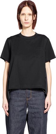 sacai Poplin x Cotton Jersey T-Shirt
