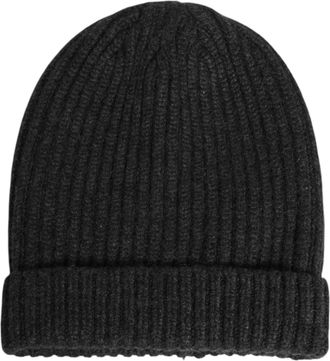 Dolce & Gabbana Zwarte Kasjmier Gebreide Beanie Heren Pet
