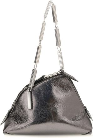 The Attico Womens Handbag La Scala Calf Leather Grey Handbags Hand Bags