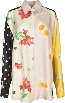 Moschino Shirt - Dames - Overhemden - Veelkleurig - S - Overhemden