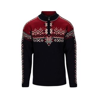 Dale of Norway Truien & Vesten, Heren, Blauw, L, Wol, 93951 Anniversary M Sweater_H