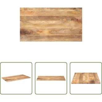 vidaXL vidaXL Piano per tavolo - Piano per Tavolo 100x60x2,5cm Rettangolare Legno Massello Mango