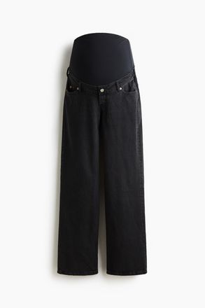 H&M MAMA Wide Jeans - Dunkles Denimgrau