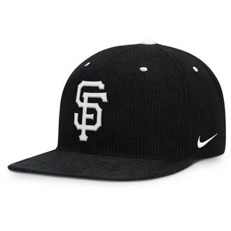 Nike San Francisco Giants Pro Nike Mens MLB Adjustable Hat in Black | NB4910DWGIA-KEN