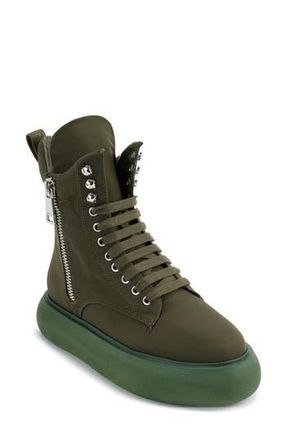 DKNY Aken Sneaker Boot in Army Green at Nordstrom Rack, Size 6