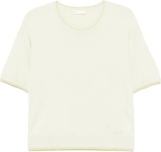 Liu Jo Top in maglia fine - Verde