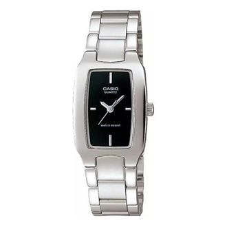 Casio Quartz Stainless Steel Strap Waterproof Black Analog LTP-1165A-1C