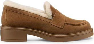 Stuart Weitzman Mocassino Celia Lite in montone - - Shoes - Donna - Marrone - 40 EU