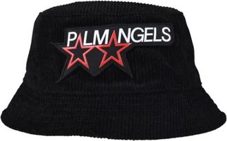 Palm Angels Bob Hat - Heren - Hoeden - Zwart - ONE Size - Accessoires