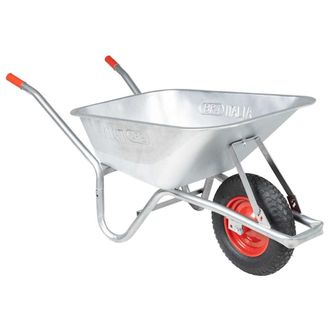Berkfield Home Wheelbarrow 90 L 150 kg Galvanised Steel & Plastic