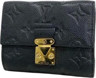 Louis Vuitton Pre-owned Wallets, female, Black, Size: ONE SIZE Pre-owned Fabric Wallet