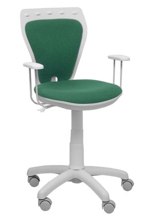 Piqueras y Crespo Piqueras Y Crespo - Silla Juvenil Ministyle Blanca Bali Verde Esmeralda