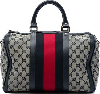 Gucci Pre-owned Gucci Medium GG Canvas Web Joy Boston Bag Ladies 5MWKSU8KK7F070ZQ