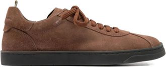 Officine Creative Karma suède sneakers - Bruin