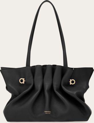 Ferragamo Donna Ferragamo Soft-bag (M) Nero