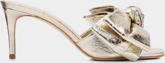 Cinq &agrave; Sept Felicity 70MM Leather Slip-On Mules